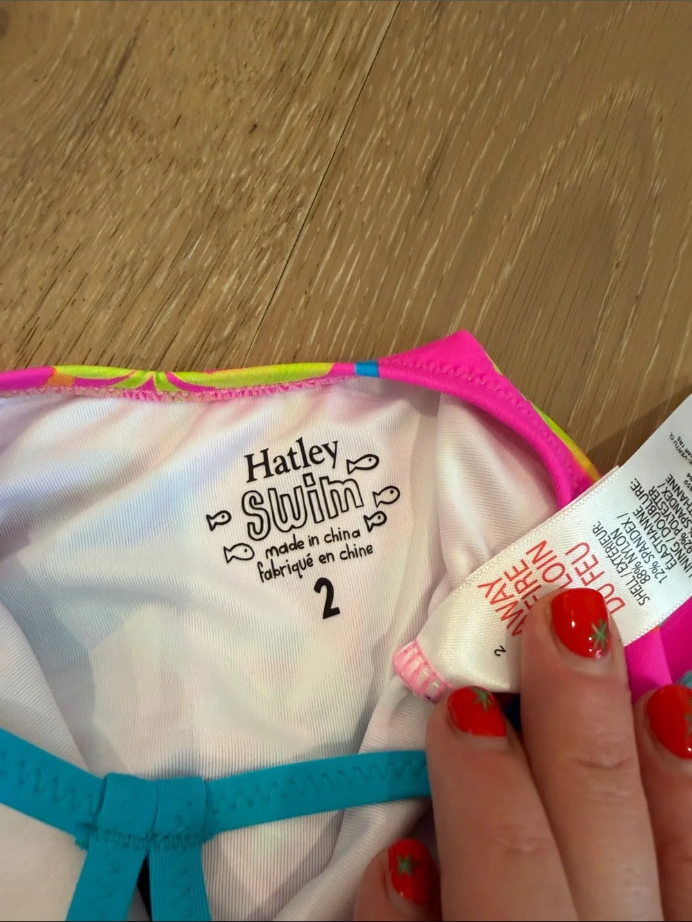 NWOT Hatley Swim Toddler One Piece